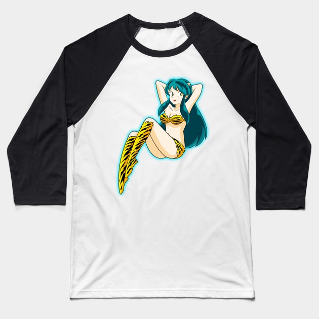 lum the invader girl Baseball T-Shirt by allisonkb